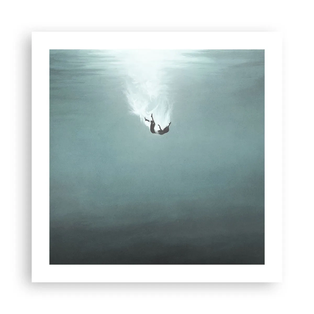 Affisch - I havets famn - 50x50 cm