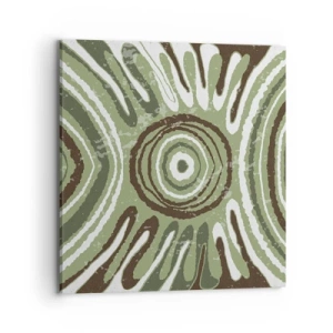 Canvastavla - Bild på duk - Explosion av känslor - 70x70 cm