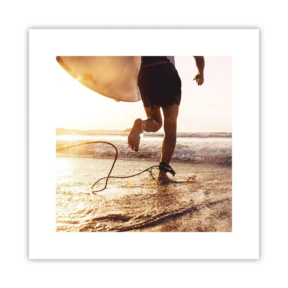 Affisch - Möta vågorna - 30x30 cm