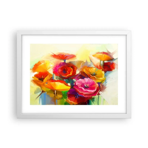 Affisch i vit ram - Inte bara rött - 40x30 cm