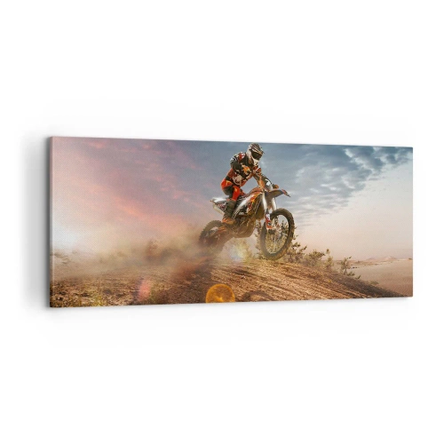 Canvastavla - Bild på duk - För segern - 100x40 cm