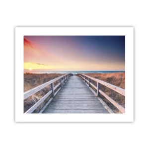 Affisch - Kvällssken i Östersjön - 50x40 cm