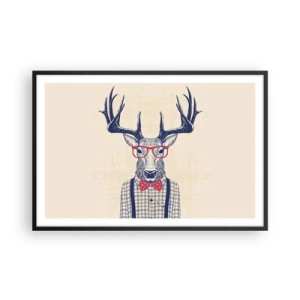 Affisch i svart ram - Rolig extravagans - 91x61 cm