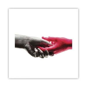 Affisch - Tillsammans, dock annorlunda - 40x40 cm