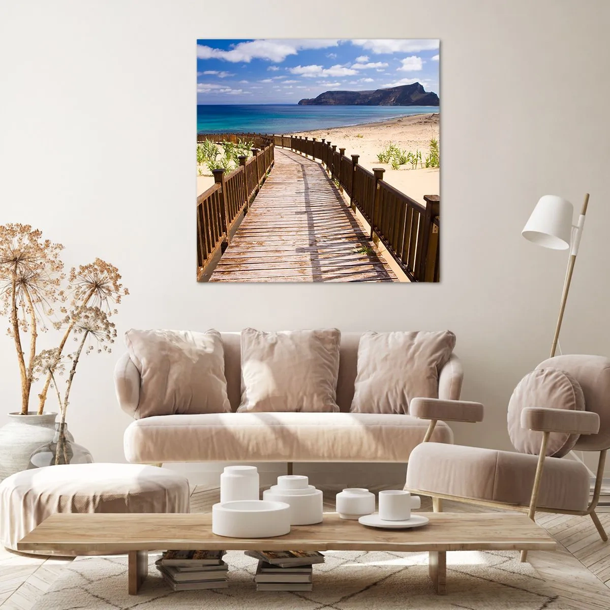 Canvastavla - Bild på duk - Ta mig till de lyckliga öarna - 60x60 cm