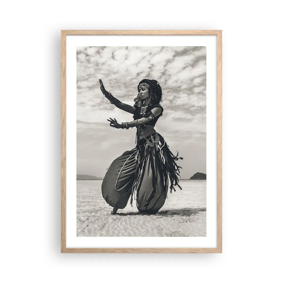 Affisch i ram av ljusek - Sydliga öars dans - 50x70 cm