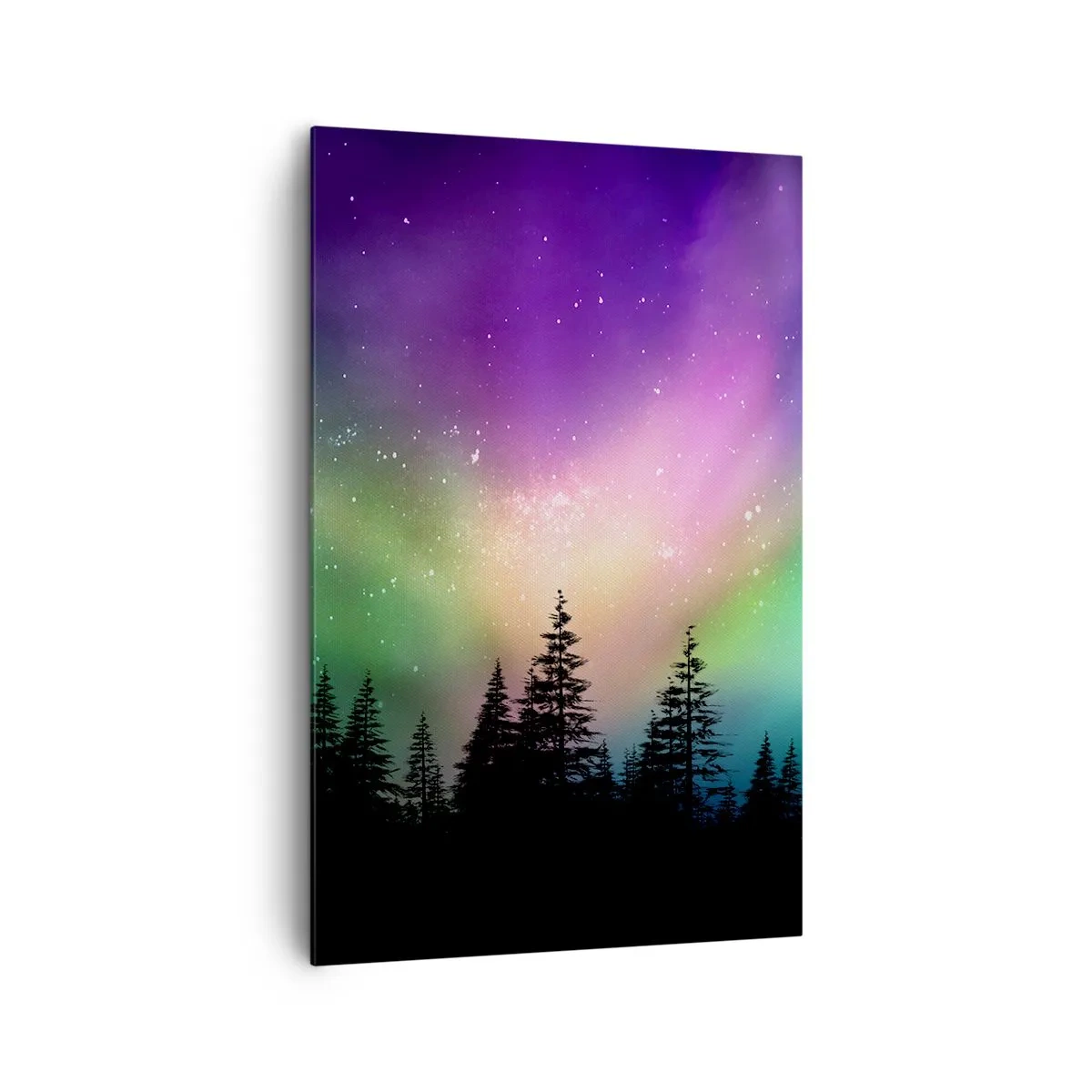 Canvastavla - Bild på duk - Vita magin - 80x120 cm