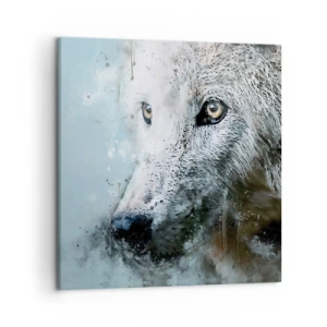 Canvastavla - Bild på duk - Lär känna vargsjälen - 50x50 cm