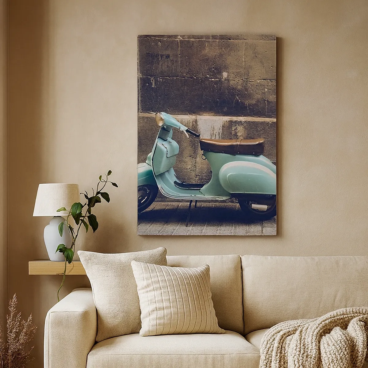 Canvastavla - Bild på duk - Oförglömliga stämningar - 50x70 cm