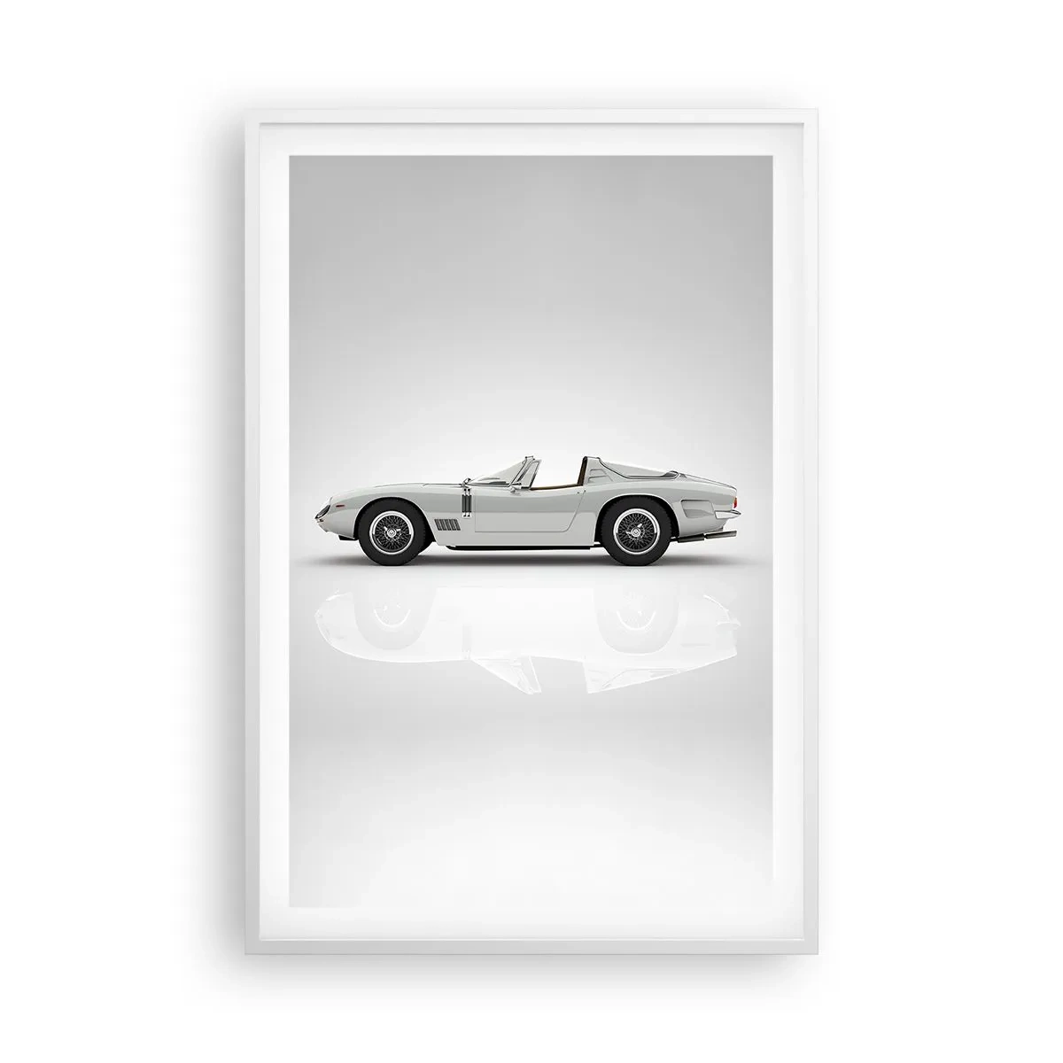 Affisch i vit ram - Ett löfte om lek - 61x91 cm