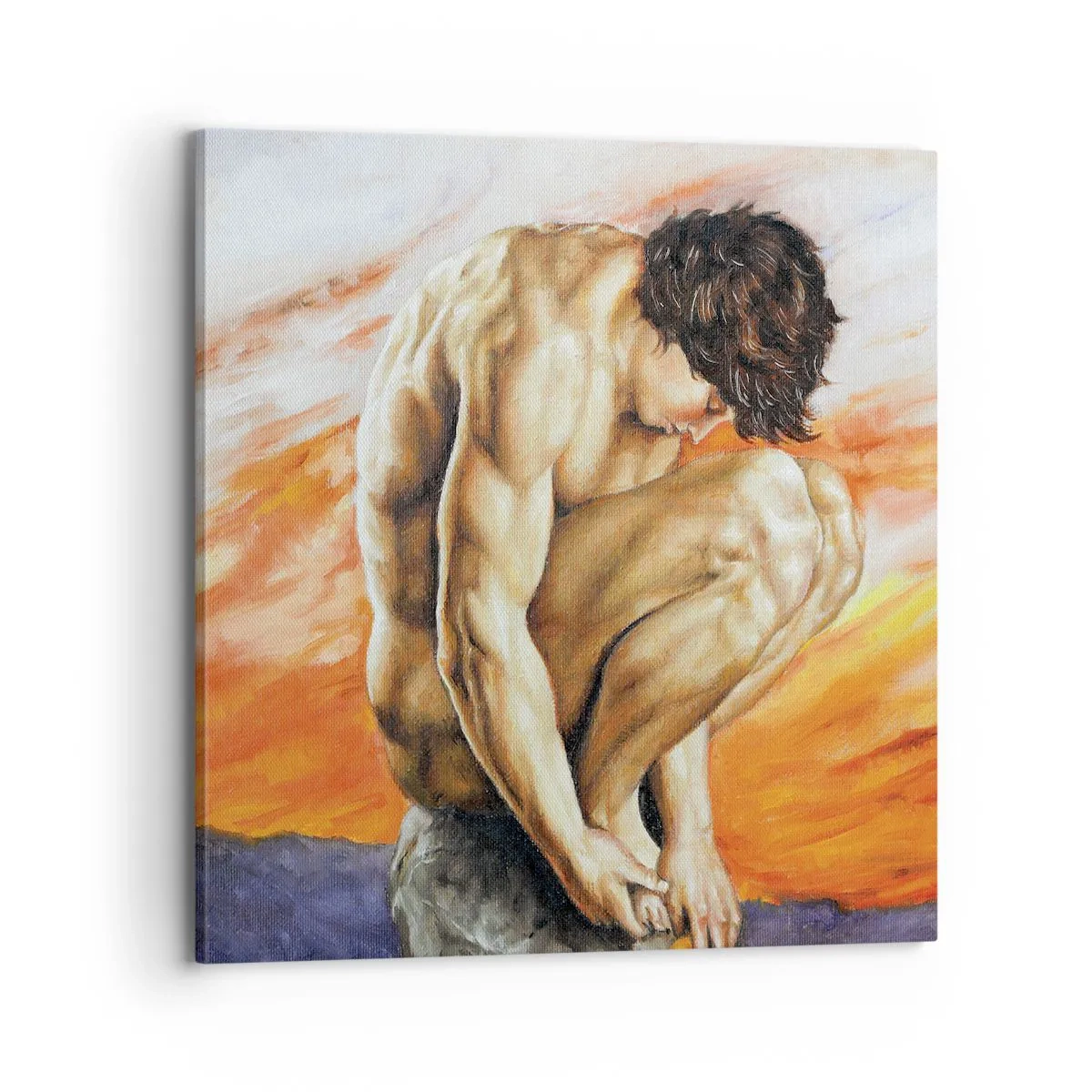 Canvastavla - Bild på duk - Försänkt i sig själv - 70x70 cm