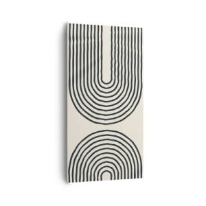 Canvastavla - Bild på duk - Om en stund... - 65x120 cm