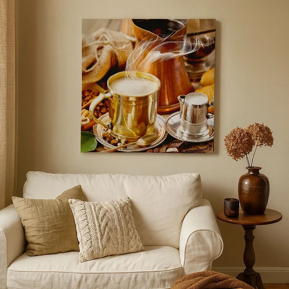 Canvastavla - Bild på duk - Ha en trevlig dag! - 30x30 cm