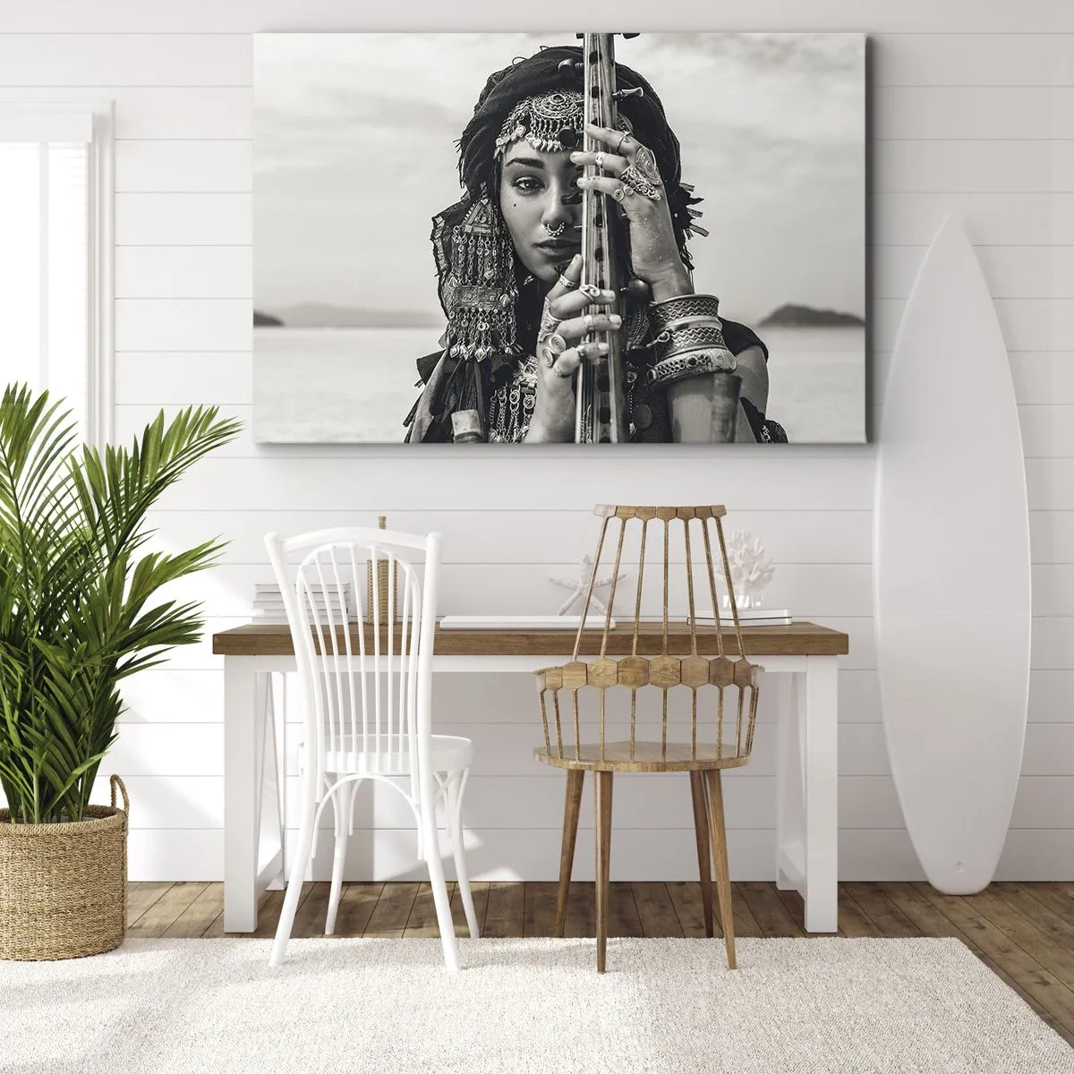 Canvastavla - Bild på duk - Bara Orientens musik - 120x80 cm