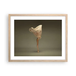 Affisch i ram av ljusek - Den lyfter snart - 50x40 cm