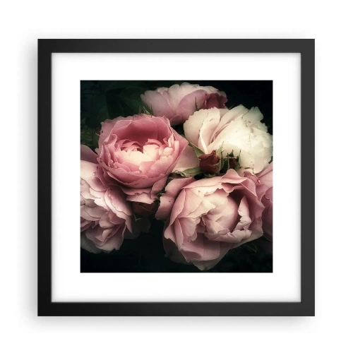 Affisch i svart ram - Belle epoque charm - 30x30 cm