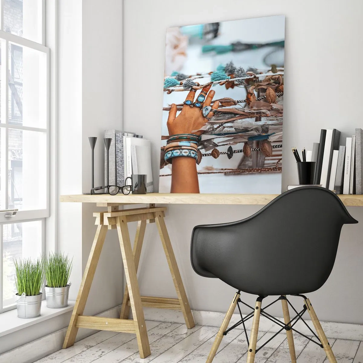 Glastavla - Bild på glas - Lokala skatter - 80x120 cm