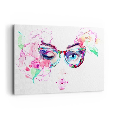 Canvastavla - Bild på duk - Frestande löfte - 120x80 cm