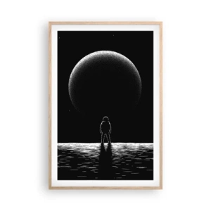 Affisch i ram av ljusek - Ansikte mot ansikte - 61x91 cm