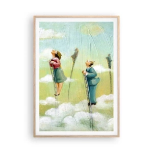 Affisch i ram av ljusek - Efter din dröm - 70x100 cm