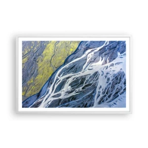 Affisch i vit ram - Naturens grottmålningar - 91x61 cm