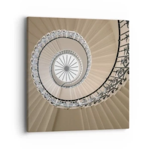 Canvastavla - Bild på duk - I musslans mitt - 40x40 cm