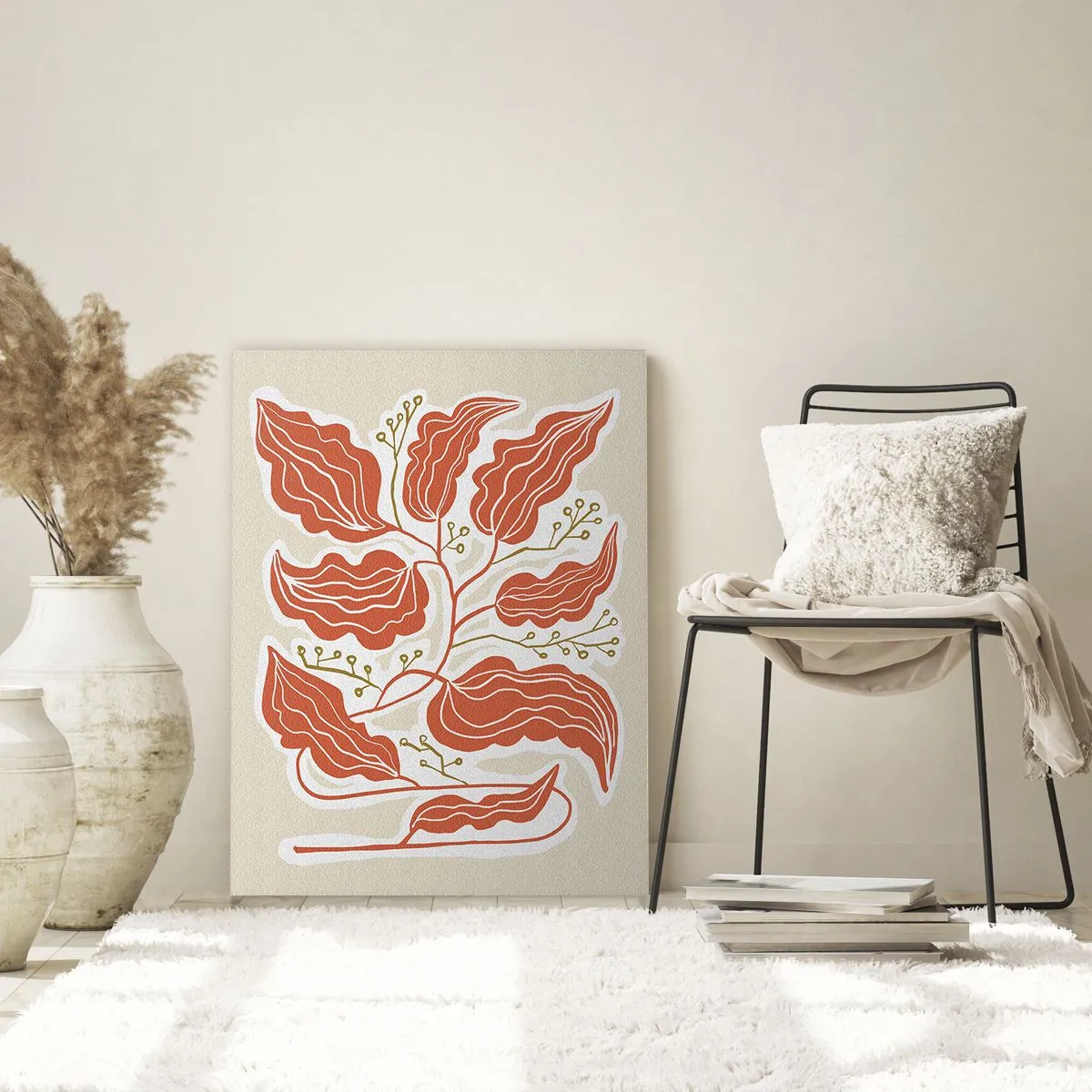 Glastavla - Bild på glas - Folkligt och naturligt - 70x100 cm