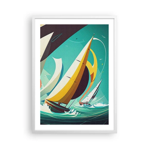 Affisch i vit ram - Icke rädda för elementen - 50x70 cm