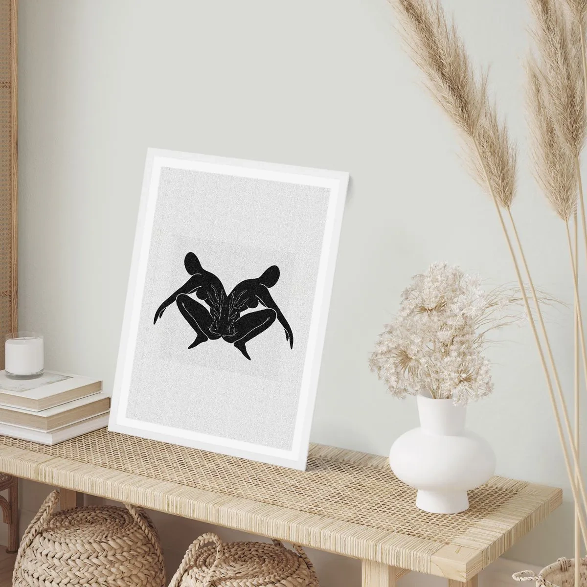 Affisch i vit ram - En delad själ - 30x40 cm
