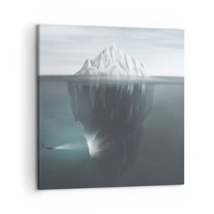 Canvastavla - Bild på duk - Undervattensmysterium - 50x50 cm