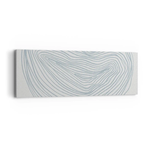 Canvastavla - Bild på duk - Droppens leende - 90x30 cm