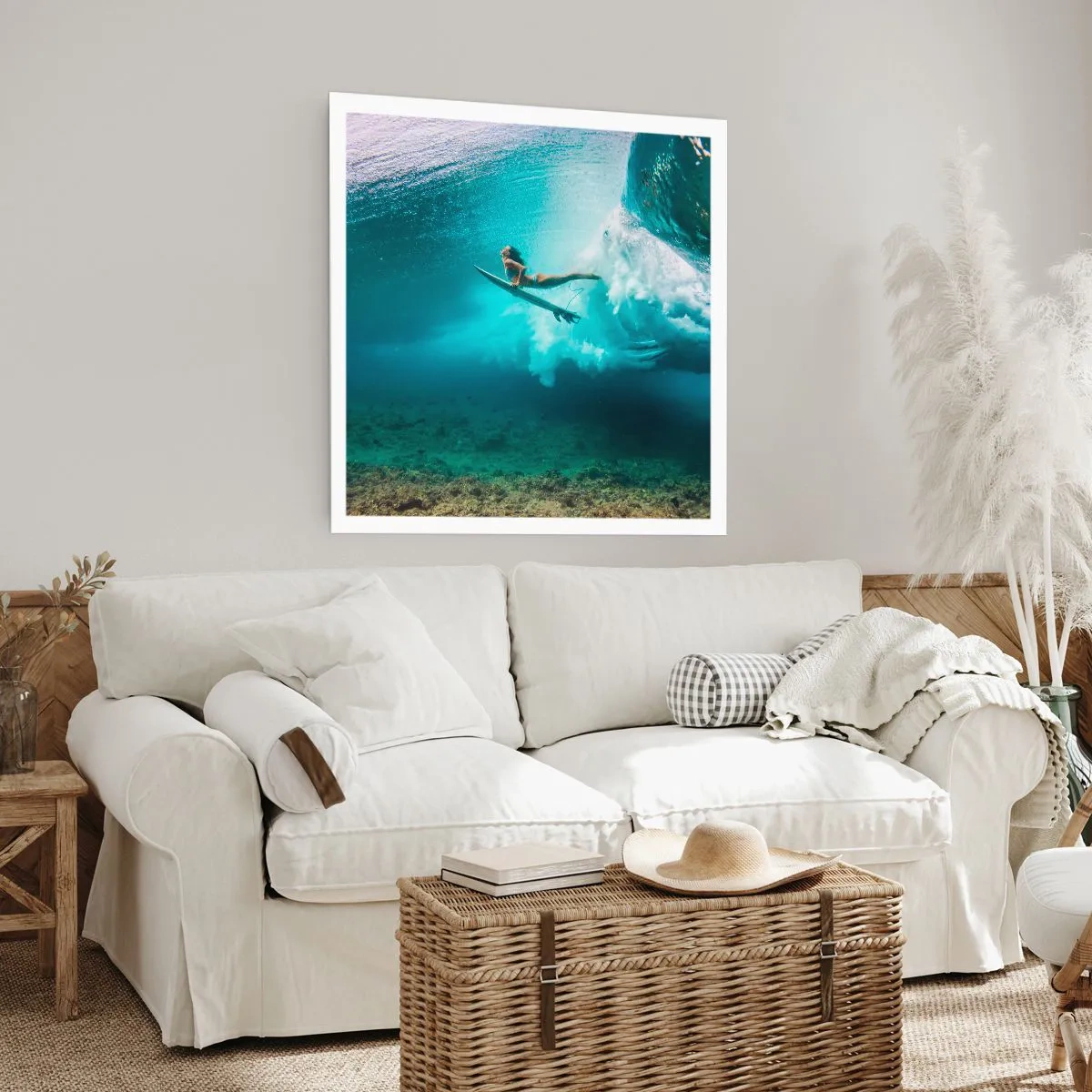 Affisch - Undervattenvärld - 60x60 cm