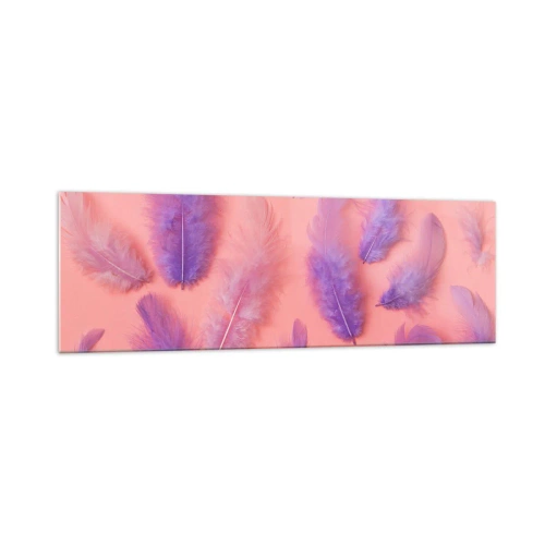 Glastavla - Bild på glas - Lusten liljefågel - 160x50 cm