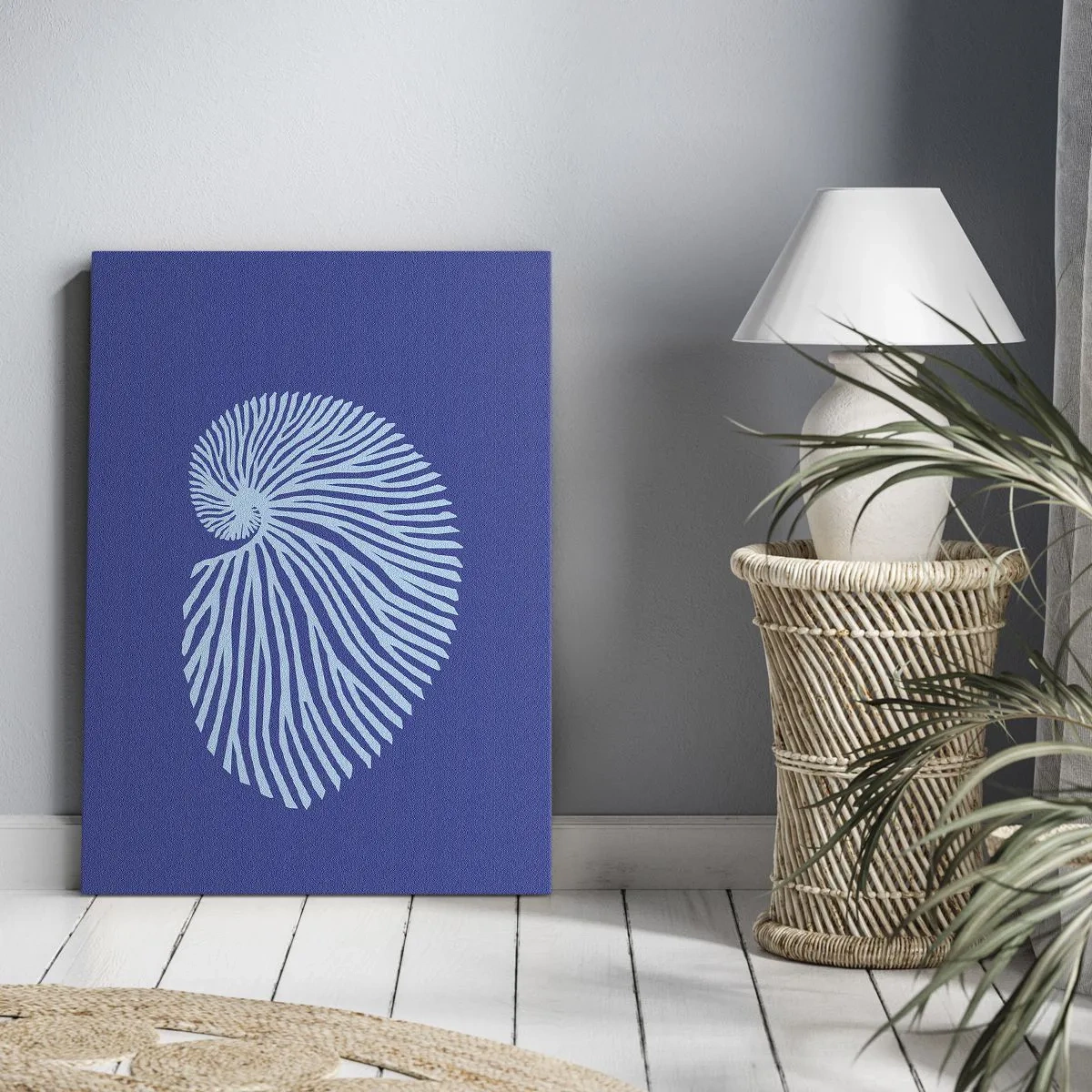 Canvastavla - Bild på duk - Födelse av ett skal - 65x120 cm