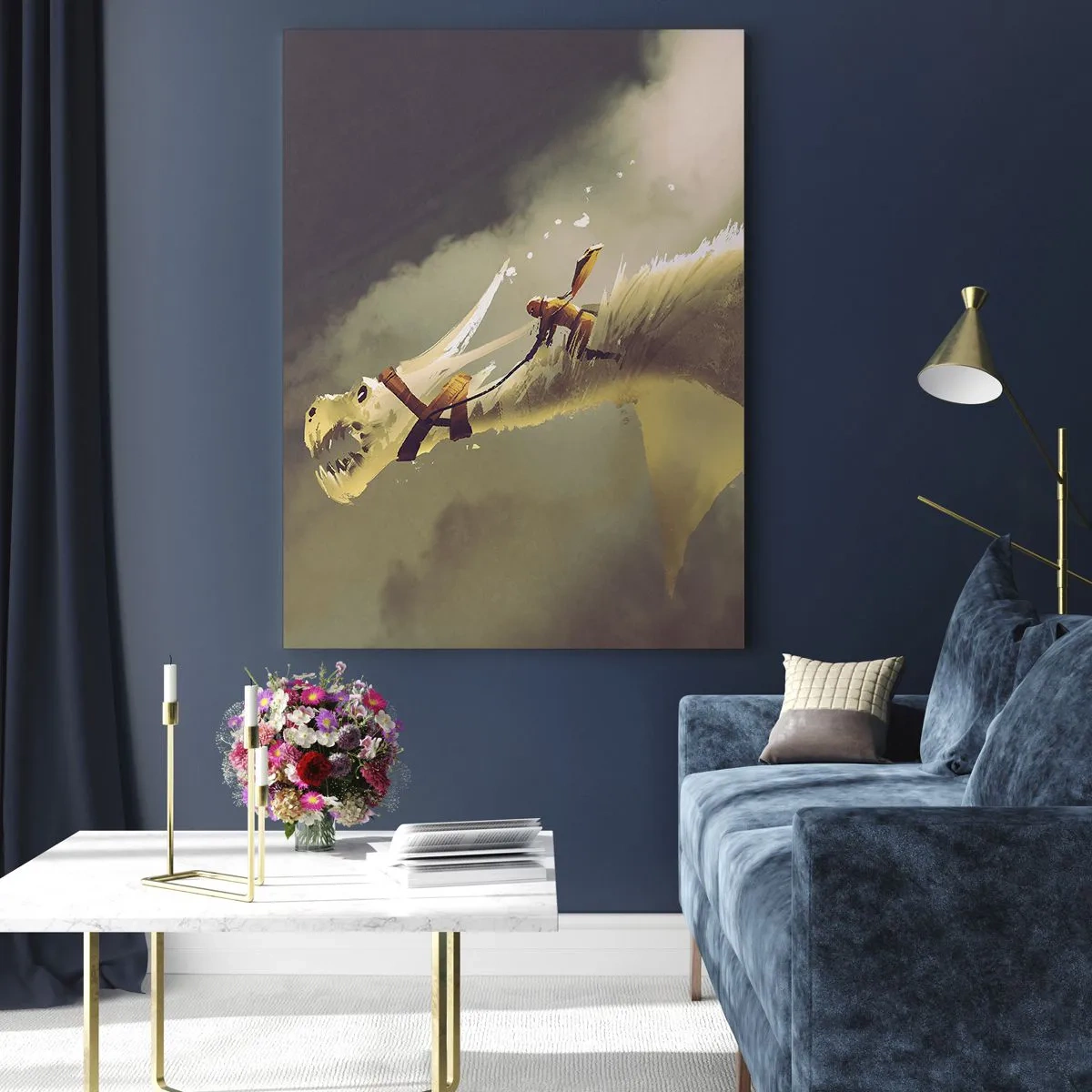 Glastavla - Bild på glas - Rädda världen - 70x100 cm