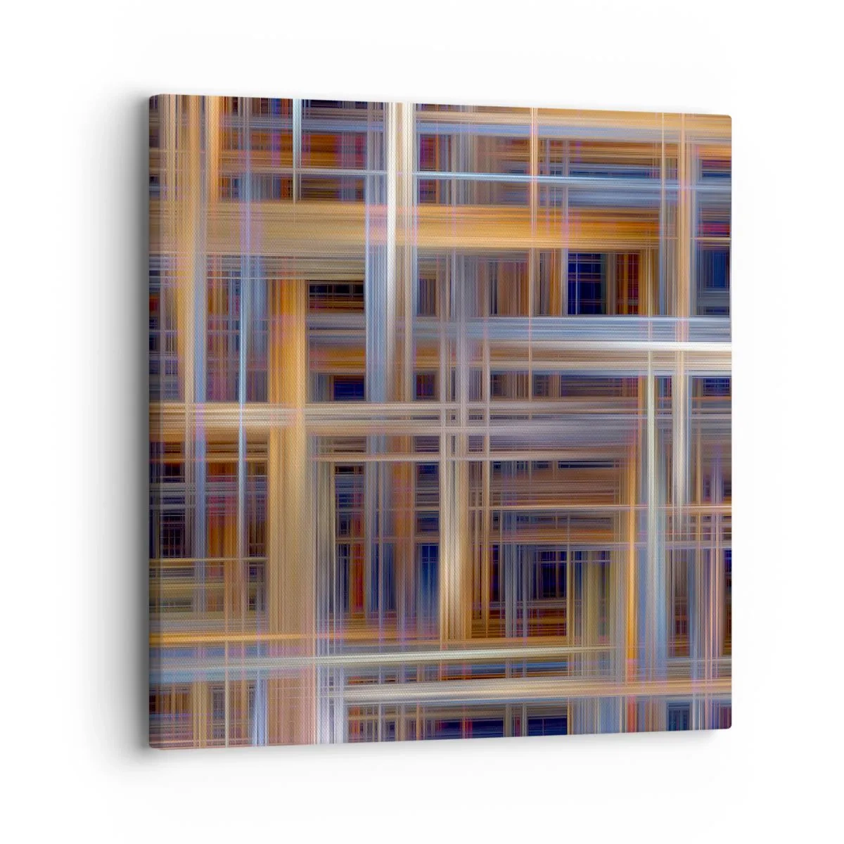 Canvastavla - Bild på duk - Vävd av ljus - 30x30 cm