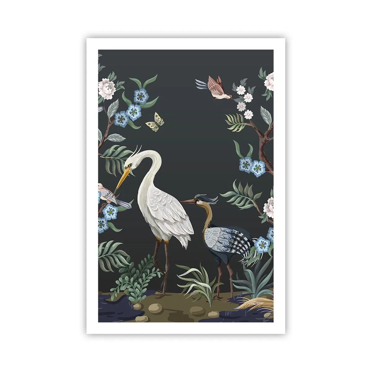 Affisch - Fågelparad - 61x91 cm