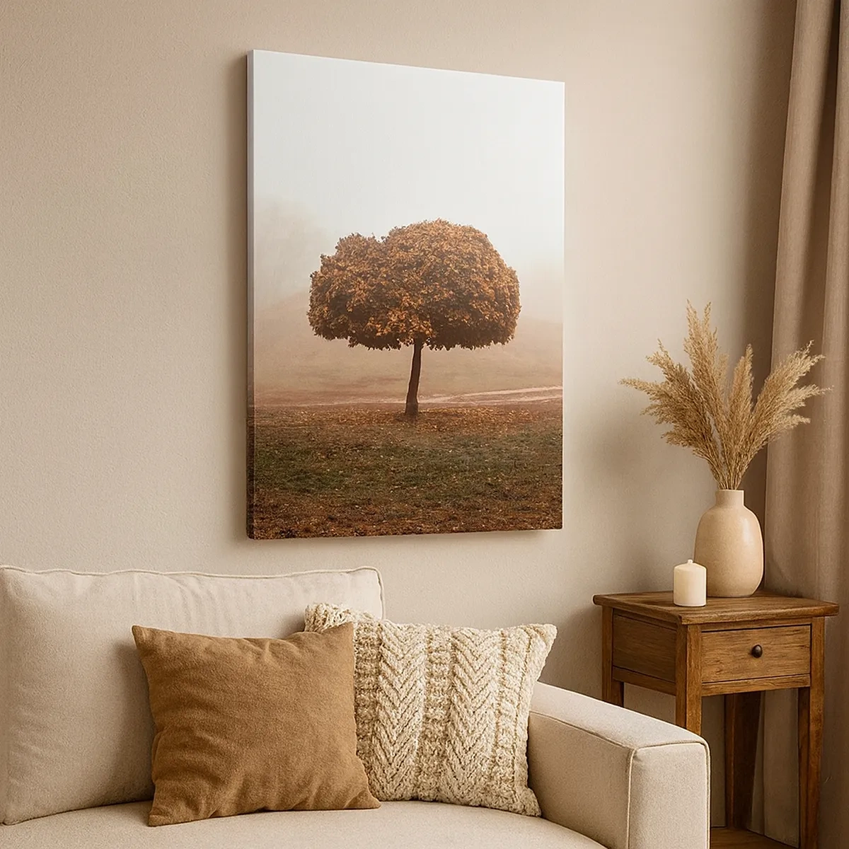 Canvastavla - Bild på duk - Efter en hektisk sommar - 50x70 cm