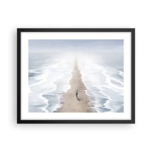 Affisch i svart ram - Ljus framtid - 50x40 cm