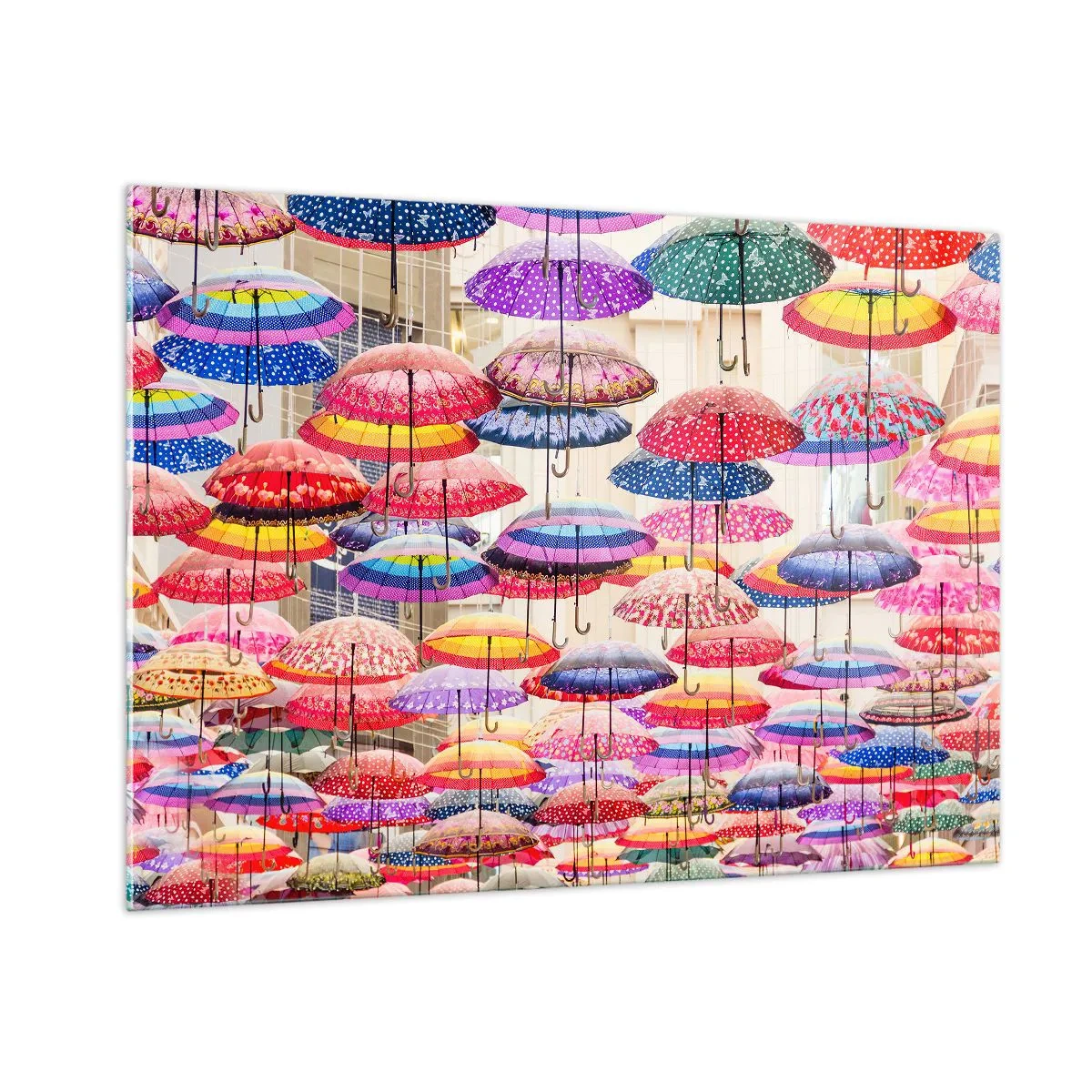 Glastavla - Bild på glas - Stadsäng - 100x70 cm