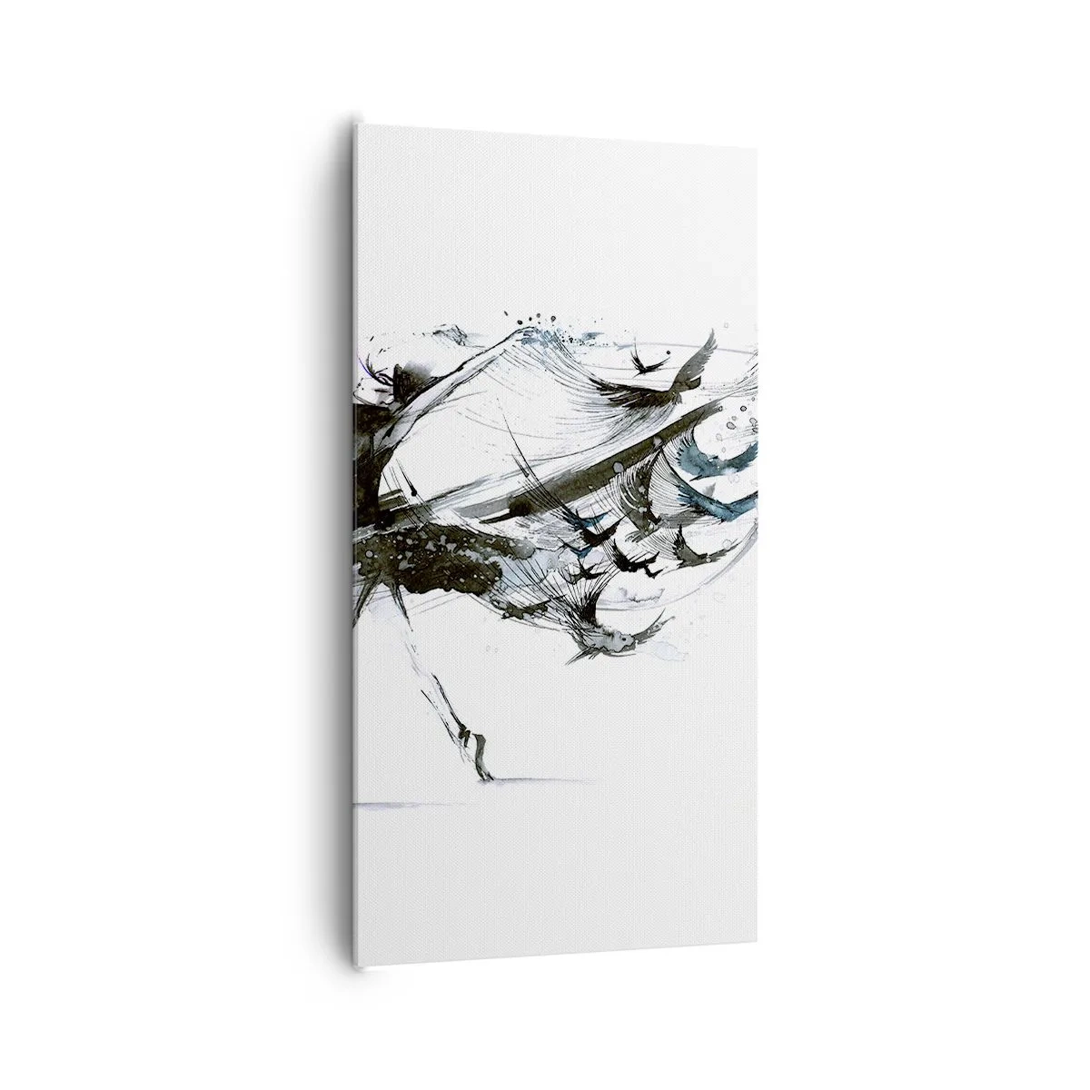 Canvastavla - Bild på duk - Musikens magi befriar från trolldom - 65x120 cm