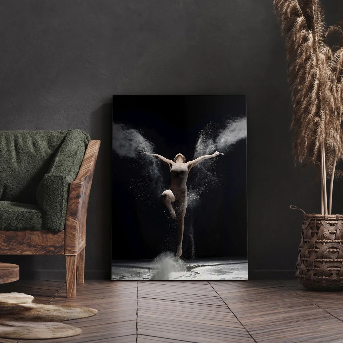 Canvastavla - Bild på duk - Alverna finns - 70x100 cm