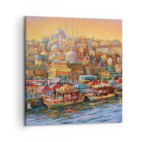 Canvastavla - Bild på duk - Istanbul-berättelse - 60x60 cm