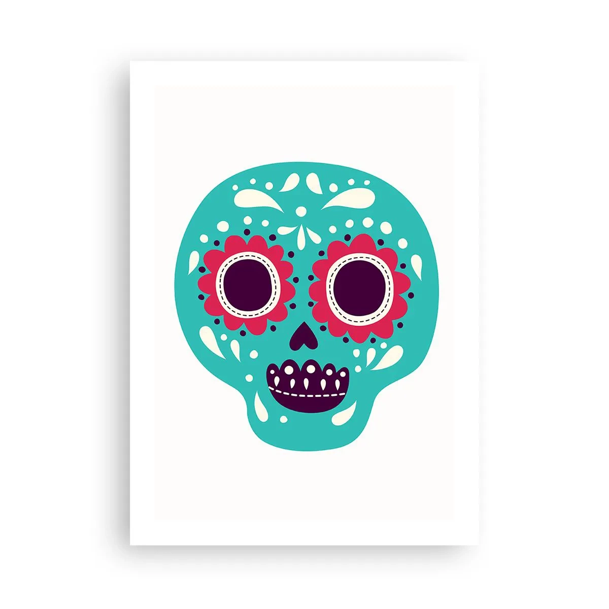 Affisch - Livet - nöje till döden - 50x70 cm