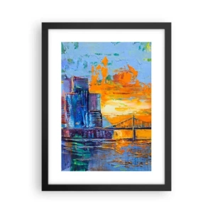 Affisch i svart ram - Kultur och natur - 30x40 cm