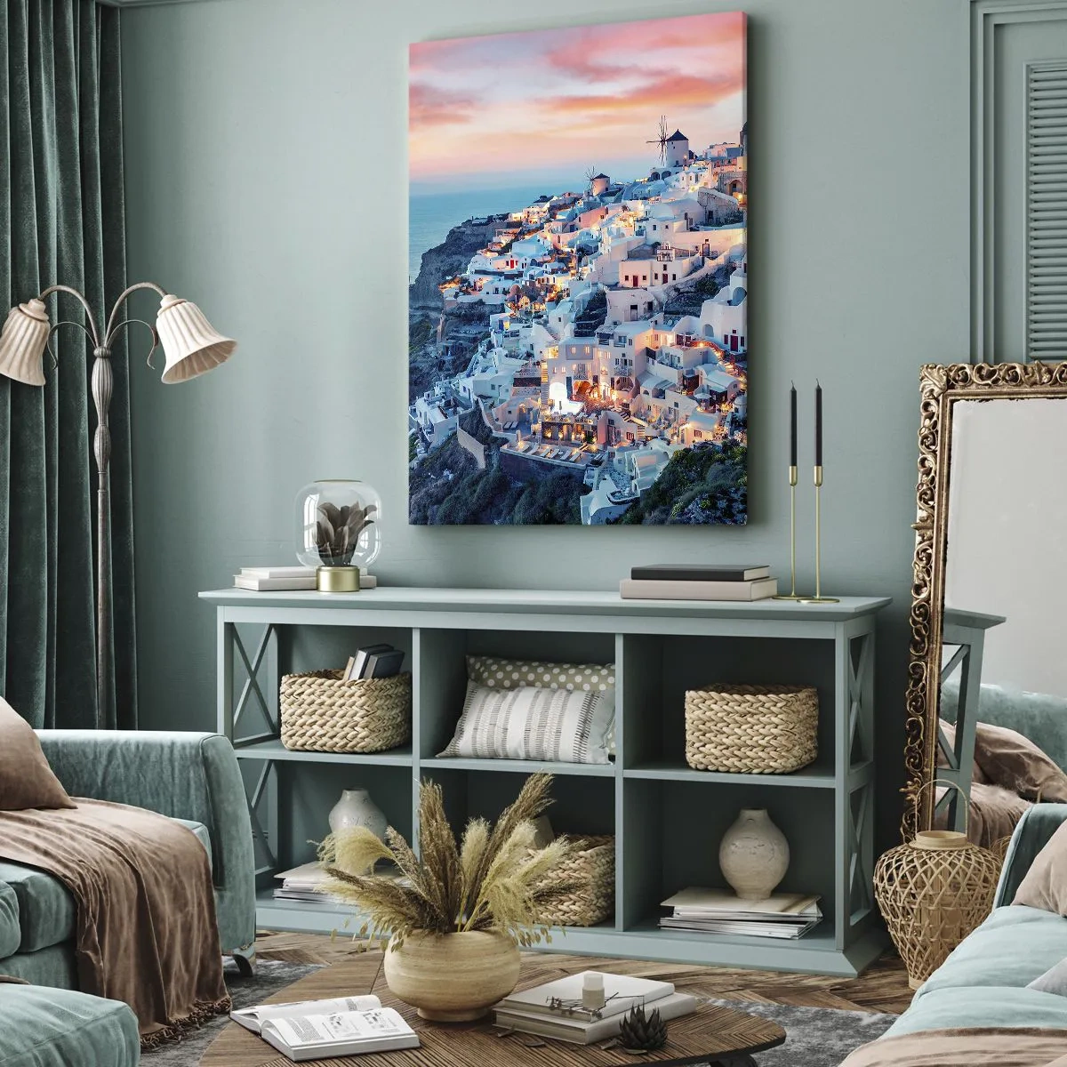 Canvastavla - Bild på duk - Din stora grekiska semester - 50x70 cm