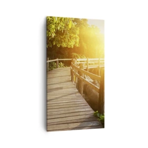 Canvastavla - Bild på duk - Nästa kurva, nästa underverk - 45x80 cm