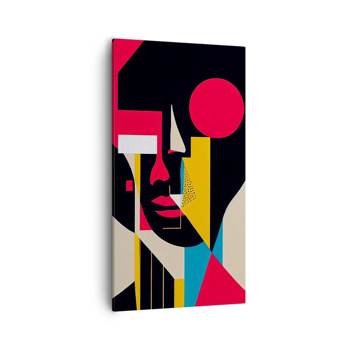 Canvastavla - Bild på duk - Hennes inre värld - 55x100 cm