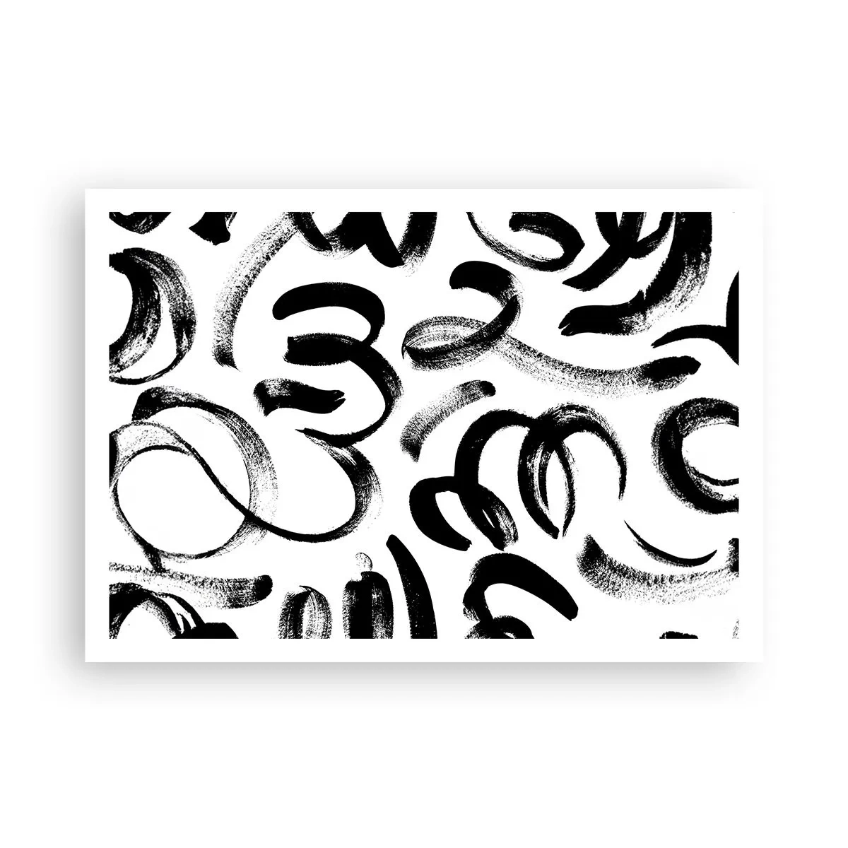 Affisch - Svart på vitt - 100x70 cm