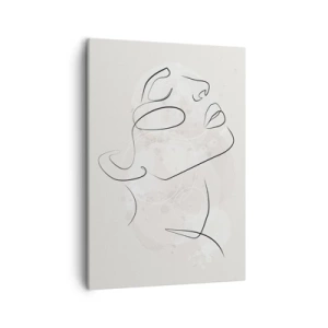 Canvastavla - Bild på duk - Drömmens kontur - 50x70 cm